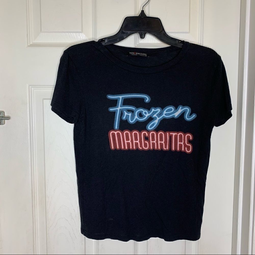 Rock Rose Classic Frozen Margaritas Tee Size M